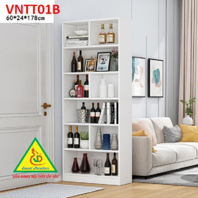 TỦ KỆ TRANG TRÍ KIÊM VÁCH NGĂN VNTT01.2 - Nội thất lắp ráp Viendong Adv