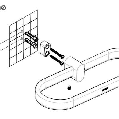 Vòng treo khăn tắm dòng Alisa Moen - ACC2404