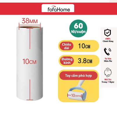 Cây Lăn Bụi 10cm Làm Sạch Quần Áo Ga Giường Sofa Lông Chó Mèo Cây Lăn Bụi