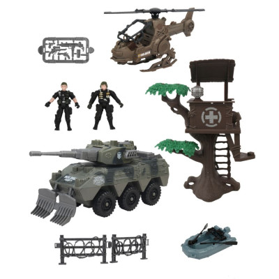 Bộ Đồ Chơi Mô Hình Xe Tăng Và Trực Thăng VECTO VT3109