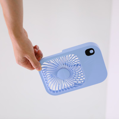 Quạt tích điện mini để bàn YOOBAO F01P xanh 10000mAh cho bàn làm việc, tiện lợi bỏ túi - có màn hình hiển thị pin - Hàng chính hãng