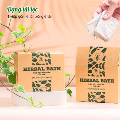 Thảo mộc xông tắm sau sinh Wonmom 150Gr (6 Túi /hộp)
