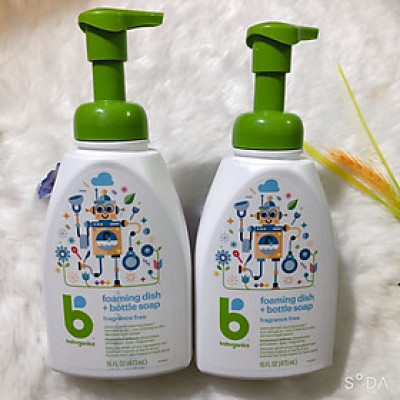 Nước rửa bình sữa Babyganics 473ml