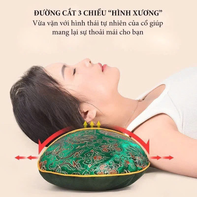 Gối Ngải Cứu Điện Làm Nóng Giảm Đau Mỏi Vai Gáy Nhanh Chóng – Thư Giãn Vai Gáy, Hương Thơm Tự Nhiên