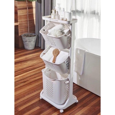 Kệ đựng đồ đa năng 2 Tầng / 3 Tầng có bánh xe dễ dàng di chuyển