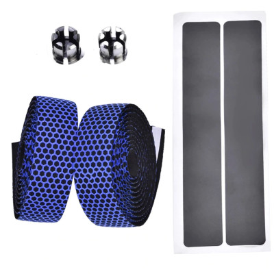 Bộ 2 Ruy Băng Quấn Silicon Ghi Đông Tay Cầm Chống Trơn Trượt Cho Xe Đạp Đua Thể Thao Đường Trường Thiết Kế Ba Chiều Tổ Ong Siêu Nhẹ Thoáng Khí Hút Mồ Hôi Cao Cấp Mai Lee