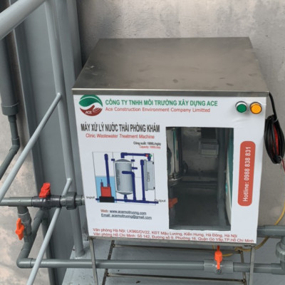 (Hàng chính hãng) Máy lọc nước thải Litero ACE1000I xử lý nước thải Phòng khám tiêu hóa công nghệ oxy hoá bậc cao kết hợp lọc nano và than hoạt tính 1 bộ