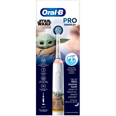 BÀN CHẢI ĐÁNH RĂNG ĐIỆN BRAUN ORAL-B JUNIOR STAR WARS 6 YEARS+ Hàng Chính Hãng