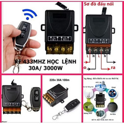 1 BỘ ĐIỀU KHIỂN BẬT TẮT CÁC THIẾT BỊ ĐIỆN MÁY BƠM NƯỚC BÓNG ĐÈN TỪ XA THÔNG MINH MẪU MỚI