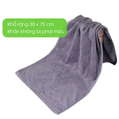 Khăn lau xe ô tô đa năng microfiber xám không để lại bụi vải, không để lại vệt nước, khổ to, không phai màu TÂM LUÂN Chổi lau tẩm dầu - Hàng chính hãng