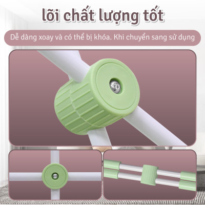 BG Gậy tập thẳng lưng Blue 6015 , thanh gậy tập yoga chống gù lưng, mở vai hình chữ thập