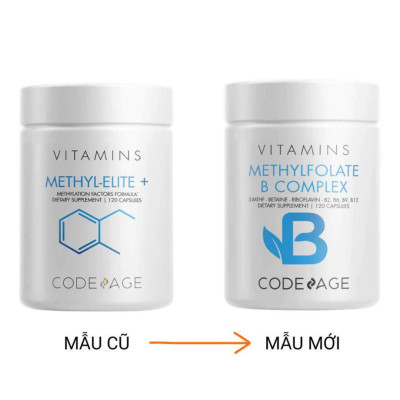 Viên uống bổ não Codeage Methyl Elite+ (120 viên)