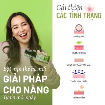 Bọt Vệ Sinh Rau Má Khổ Qua Rừng Thuần Chay Heebee