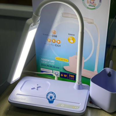 Đèn bàn LED cảm ứng RD-RL-45 6W có ngăn đựng bút tiện lợi - Hàng chính hãng