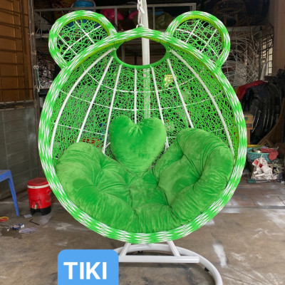 Xích đu Tai Gấu Tundo kèm nệm nhiều màu