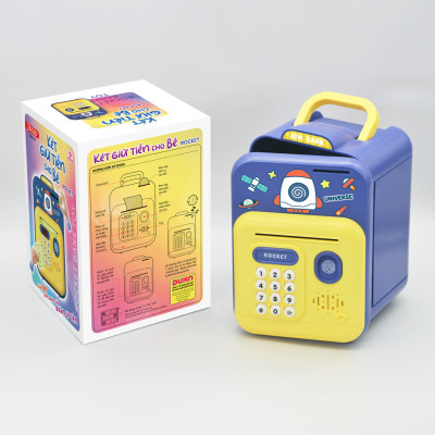 Đồ chơi Két giữ tiền cho bé - Rocket DK81291 - Duka  ( Màu ngẫu nhiên )