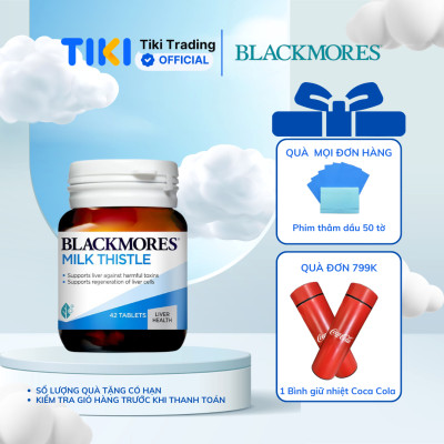Viên Uống Hỗ Trợ Bảo Vệ Và Phục Hồi Tế Bào Gan Blackmores Milk Thistle Lọ 42 Viên