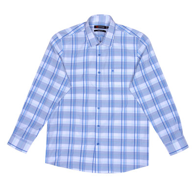 Áo sơ mi nam tay dài form ôm suông Khatoco A1MD468T1-CNCR230-2411-D