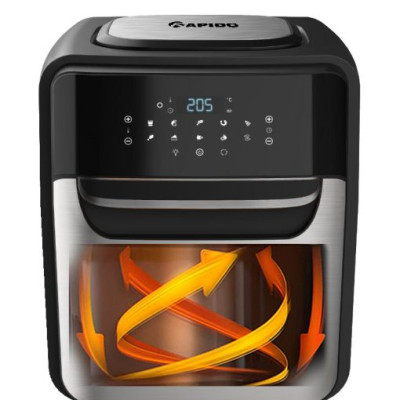 Nồi chiên không dầu RAPIDO RAF-12D (Điều khiển điện tử) -Hàng chính hãng 