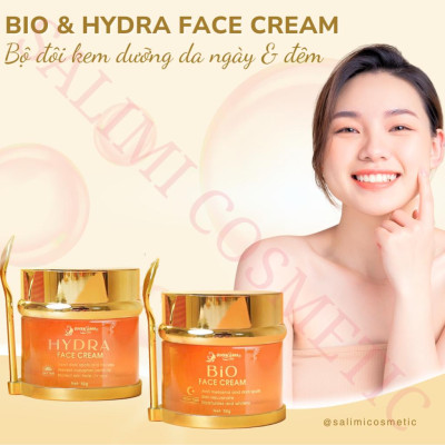 COMBO Kem Dưỡng Da Ngày Đêm HYDRA & BIO FACE CREAM - Mờ Đóm Nâu, Nám, Tàn Nhang, Da Trắng Bật Tông