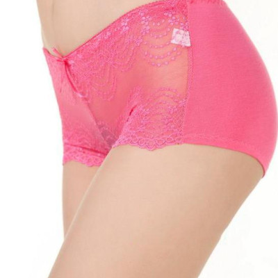 Combo 4 quần lót nữ cotton phối ren kiểu quần đùi đơn giản gợi cảm quyến rũ cho bạn gái duới 57kg (Ninedra)