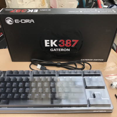 Bàn phím cơ E-Dra EK387 Gateron Switch - Hàng Chính Hãng