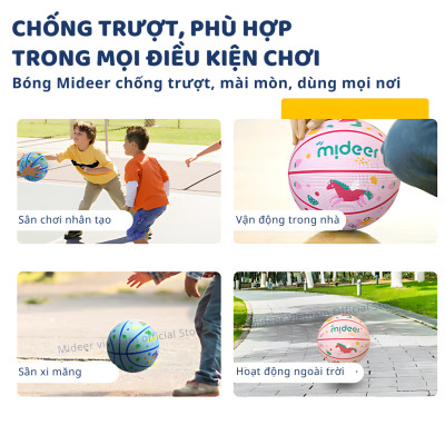 Bóng Rổ Cho Bé Size 5 Mideer Children’s Basketball Đồ Chơi Vận Động Cho Bé 3,4,5,6,7,8 tuổi