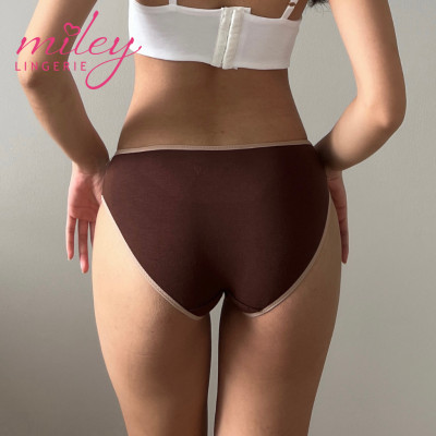 Combo 8 Quần lót nữ Flexi màu basic co giãn Miley Lingerie BCS40