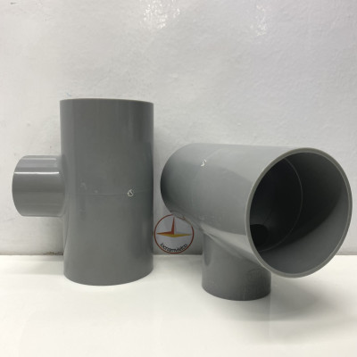 Tê giảm 90 x 60 nhựa PVC Bình Minh _ T90x60