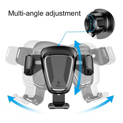 Giá Đỡ Điện Thoại Ô Tô Baseus Gravity Car Mount Kẹp Cửa Gió Điều Hòa - Hàng Chính Hãng