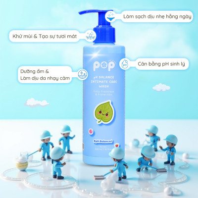 Dung Dịch Vệ Sinh Phụ Nữ Cân Bằng pH – Sạch Mịn, Thơm Tho, ‘Fresh’ Cả Ngày - 225ML