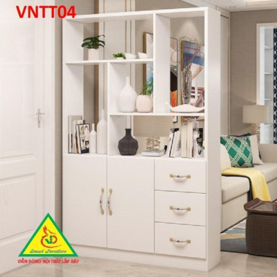 TỦ KỆ TRANG TRÍ KIÊM VÁCH NGĂN VNTT04B - Nội thất lắp ráp Viendong Adv