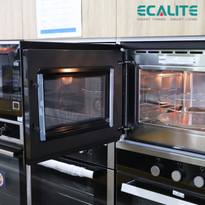 Lò Vi Sóng Kết Hợp Nướng Ecalite EMW-2560JB (25L) - Lắp Âm Tủ - Điều khiển cảm ứng - Hàng Chính Hãng