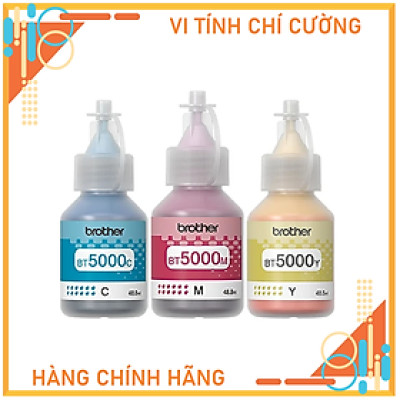 Bộ mực in phun Brother BT5000C/Y/M - Hàng chính hãng