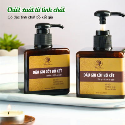 Bộ tắm gội thơm tho cửa mình Wonmom ( 1 Dầu gội cốt bồ kết + 1 Dung dịch vệ sinh )