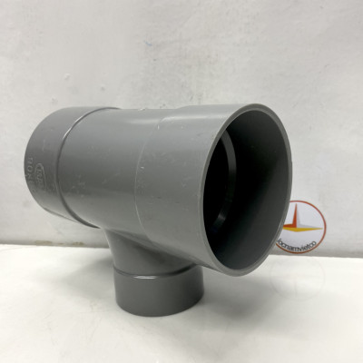 Tê cong 90 giảm 60 nhựa PVC Bình Minh _ TC90x60