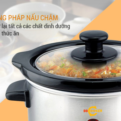 Nồi Nấu Cháo Đa Năng BBCooker BS15 (1.5L) - Hàng chính hãng