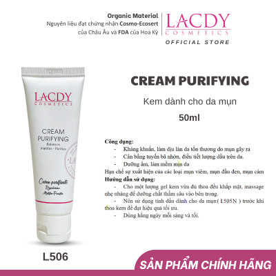 Kem Dành Cho Da Mụn Lacdy -CREAM PURIFYING 50ml