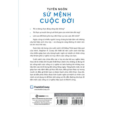 Sách - Tuyên Ngôn Sứ Mệnh Cuộc Đời