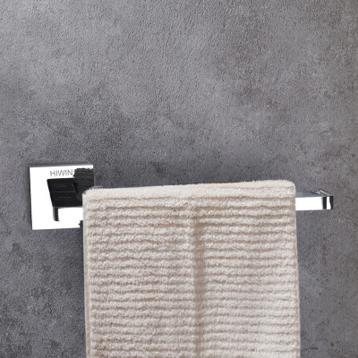 Thanh vắt khăn nhà tắm đồng mạ crom sáng bóng Hiwin Y-1205 kích thước 218x70x45