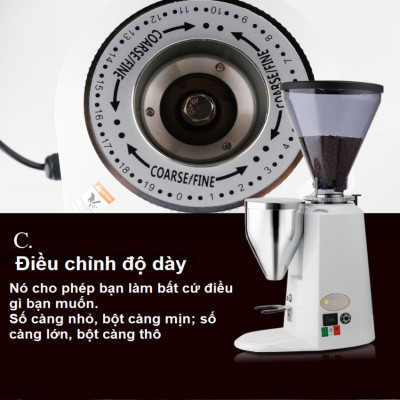 Máy xay hạt cà phê chuyên nghiệp dùng cho quán cà phê L-Beans 900A Công suất: 360W~1/2HP và tốc độ 1.450 vòng/phút với 6 – 9kg/giờ - HÀNG NHẬP KHẨU