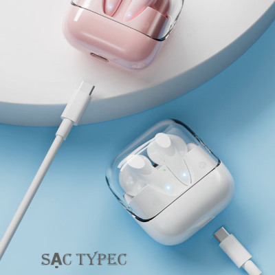 Tai Nghe Bluetooth RiBi G60 - Âm thanh cực hay - Pin trâu đến 8h - Sạc nhanh Type - C - Mẫu mã cực đẹp - Hàng chính hãng