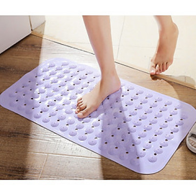 Tấm nhựa trải lót sàn, thảm nhà tắm, nhà vệ sinh, chống trơn trượt an toàn- GROFA (giao màu ngẫu nhiên)