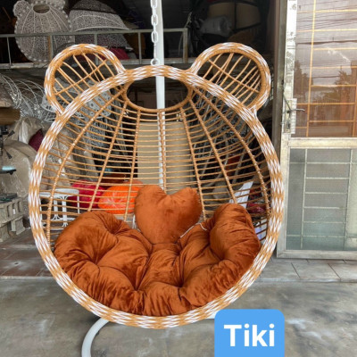 Xích đu Tai Gấu Tundo kèm nệm nhiều màu