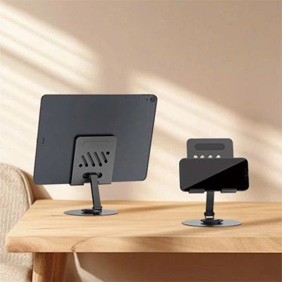 Stand/ Giá Đỡ Nhôm Xoay hiệu WIWU ZM-013 Rotation Stand Cho Điện Thoại, Máy Tính Bảng Điều Chỉnh Xoay 360 cho iPhone 11 12 13 14 15 16 S23 S24 S25 Z Fold Flip 3 4 5 Oppo Xiaomi - Hàng nhập khẩu