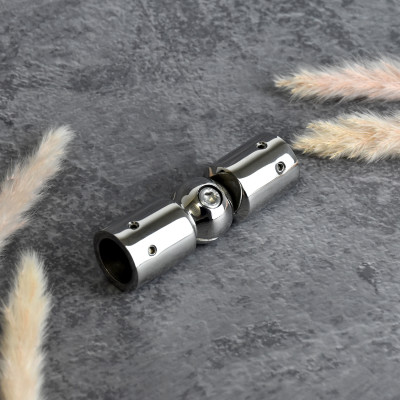 Chuyển góc đa hướng vách tắm kính inox 304 Hiwin SB-616 phi 19