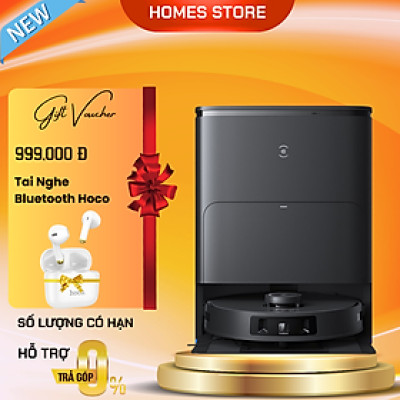 Robot Hút Bụi Lau Nhà Ecovacs T30S Pro Xòe Giẻ, Giảm Rối Tóc Lực Hút 11.000 Pa - Hàng Chính Hãng