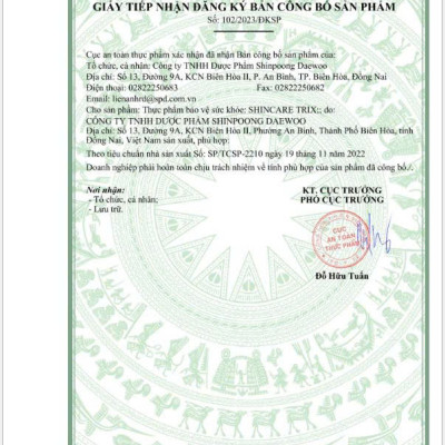 [Hộp 30 viên] Viên Uống SHINCARE TRIX - Hỗ trợ làm bền thành mạch máu, giảm triệu chứng suy giãn tĩnh mạch do thành mạch kém - SHINPOONG PHARMA