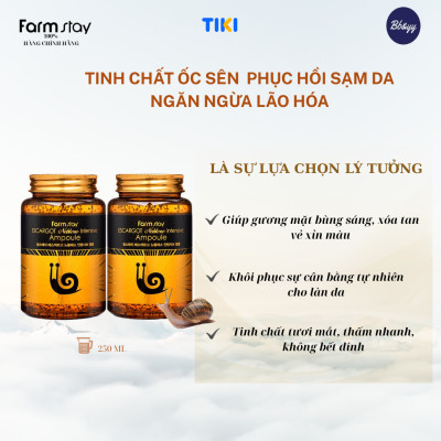 Tinh Chất Ốc Sên Phục Hồi Sạm Da & Ngăn Ngừa Lão Hóa _ Escargot Noblesse Intensive Ampoule