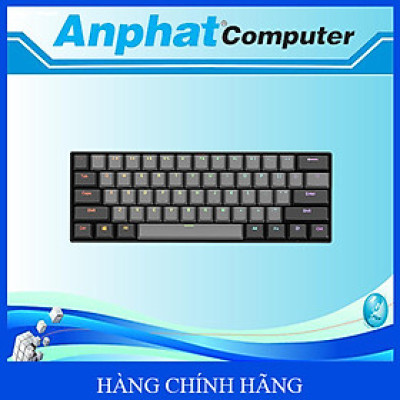 Bàn phím cơ không dây Newmen GM610 Grey - Hàng Chính Hãng 